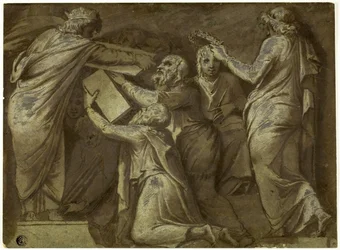 Numa Pompilius donne les lois aux Romains