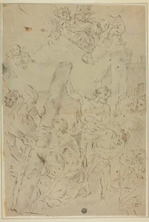 Saint André adorant la croix