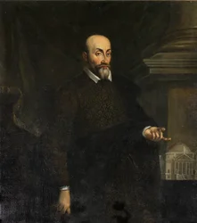 Portrait du Comte Mario Capra, par Maganza, Giovanni Battista (ca 1513-1586)