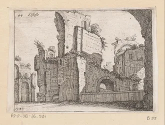 Vestiges des thermes de Caracalla à Rome