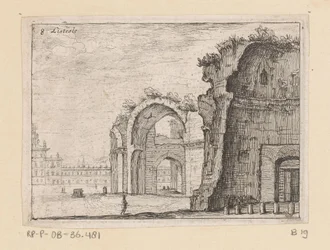 Vestiges des Thermes de Dioclétien à Rome (série Gezichten op Rome)