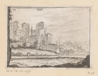 Ruines du Palazzo Maggiore à Rome