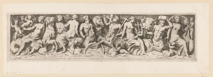 Tritons, Néréides et putti