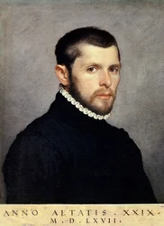 Portrait de jeune homme, par Giovanni Battista Moroni