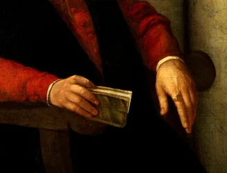Portrait présumé de François Rabelais (1494-1553), écrivain et médecin français (détail)