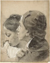 Un jeune homme embrassant une fille