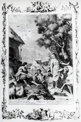 Erminia accueillie par un berger, chant VII, Jérusalem délivrée