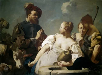 Giovanni Battista Piazzetta, 1740c - Rebecca au puits