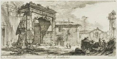 Arc de Galienus. I. Façade de l