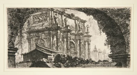 Arc de Constantin à Rome, de Alcune Vedute di Archi Trionfali ed altri monumenti