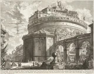 Vue du mausolée d