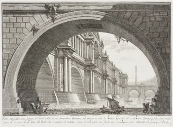 Pont couvert de loggias et d