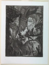 Série Carceri, Planche VI