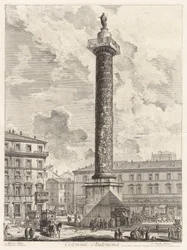 Colonne Antonine, de Vedute di Roma