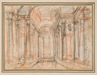 Fantaisie basée sur le porche du Panthéon