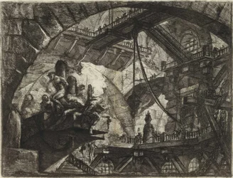 De la série Les Prisons Imaginaires (Le Carceri d