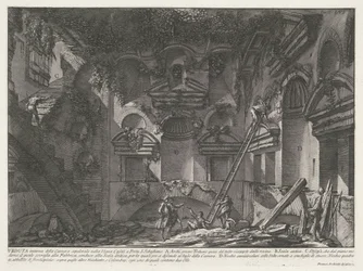 Intérieur de tombeau près de Vigna Casali