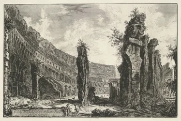 Intérieur du Colisée à Rome