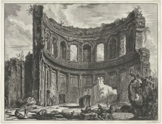 Petit palais dans la Villa Adriana à Tivoli
