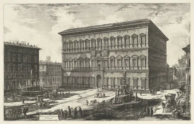 Palais Farnèse à Rome (Vues de Rome)