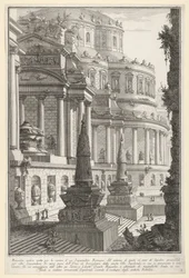 Planche 3 : Mausolée antique érigé pour les cendres d