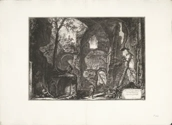 Ruine dans la Villa Barberini