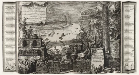 Scenographia Campi Martii, page de Il Campo Marzio dell