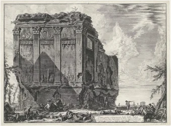 Temple de Salus près de Rome (Vedute di Roma disegnate ed incise da Giambattista Piranesi architetto Veneziano)