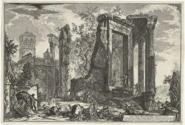 Temple de Vesta et Temple de la Sibylle Tiburtine à Tivoli