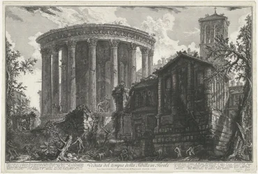 Temple de Vesta et le Temple de la Sibylle Tiburtine à Tivoli