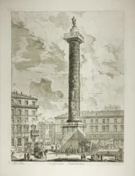 La Colonne de Marc Aurèle, des Vues de Rome