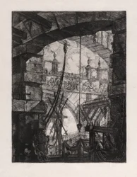 La Grande Piazza, planche 4 de Carceri