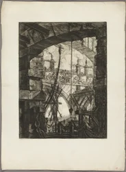 La Grande Piazza, plaque 4 des Prisons imaginaires