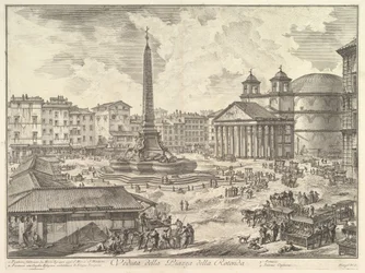 La Piazza della Rotonda, avec le Panthéon et l