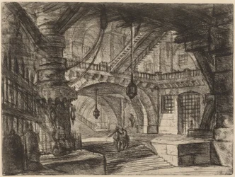 Le quai avec des chaînes