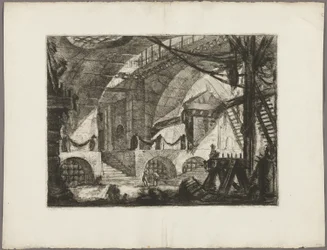 Le Chevalet, planche 12 des Prisons imaginaires