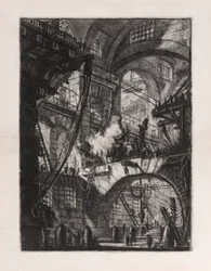 Le Feu fumant, planche 6 de Carceri d