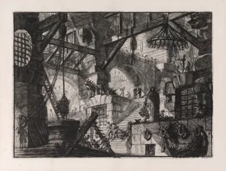 Le Puits, planche 13 de Carceri d