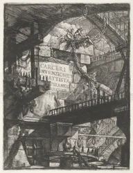 Page de titre avec vue dans un cachot