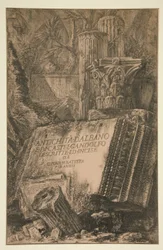 Page de titre: Antichità di