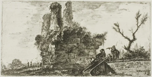 Tombe des trois frères Curiatii à Albano, planche 27 de Quelques vues des arcs de triomphe et autres monuments