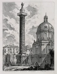 Colonne Trajane (de : Vedute di Roma)