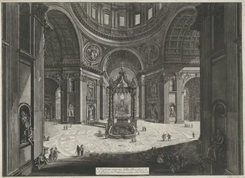 Transept de la basilique Saint-Pierre au Vatican