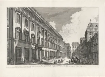 Vue du Palazzo Odescalchi, de Vedute di Roma