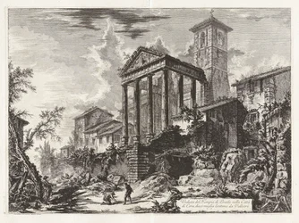 Vue du Temple d