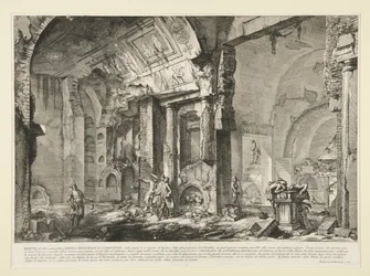Veduta di altra parte della Camera Sepolcrale di L. Arrunzio, de Le Antichità Romane