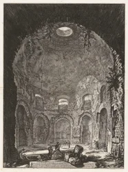 Vue intérieure du Temple de la Tosse
