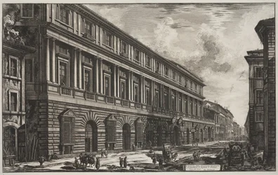 Vue du Palazzo Stopani conçu par Raphaël d