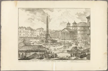 Vue de la Piazza della Rotonda, de Vues de Rome