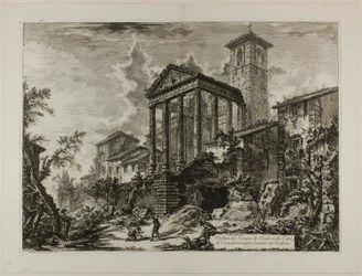 Vue du temple d